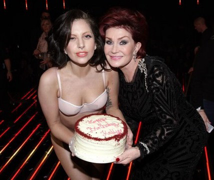 Lady Gaga, Sharon Osbourne Lady Gaga, Sharon Osbourne